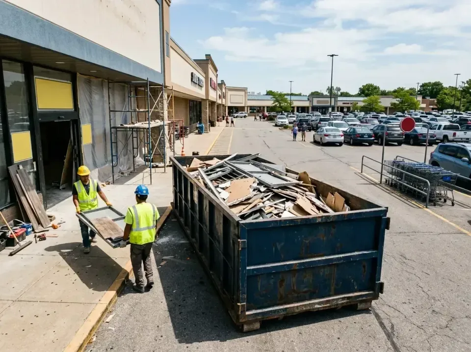 retail-store-renovation-debris-003 — frequently asked questions, Roll-off Dumpster Rentals in Queensland, MD